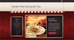 Desktop Screenshot of glutenfreediningforyou.com